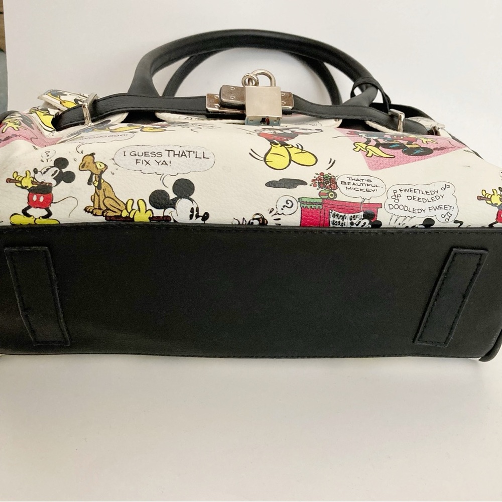Disney Mickey Mouse Minnie Comic Strip Locket Handbag - Picture 5 of 8